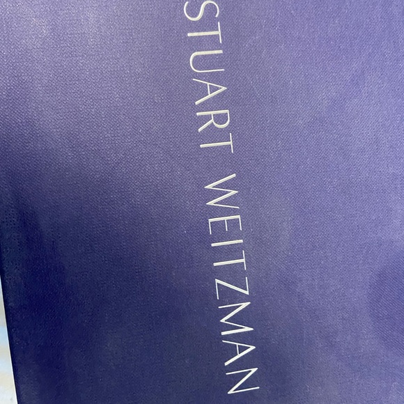 NEW W BOX 7.5 Adorable Stuart Weitzman Strappy Flats with High Ankle - Picture 10 of 10